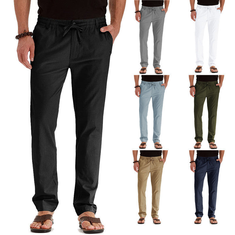 WW | Herren Sommer Hose Schwarz