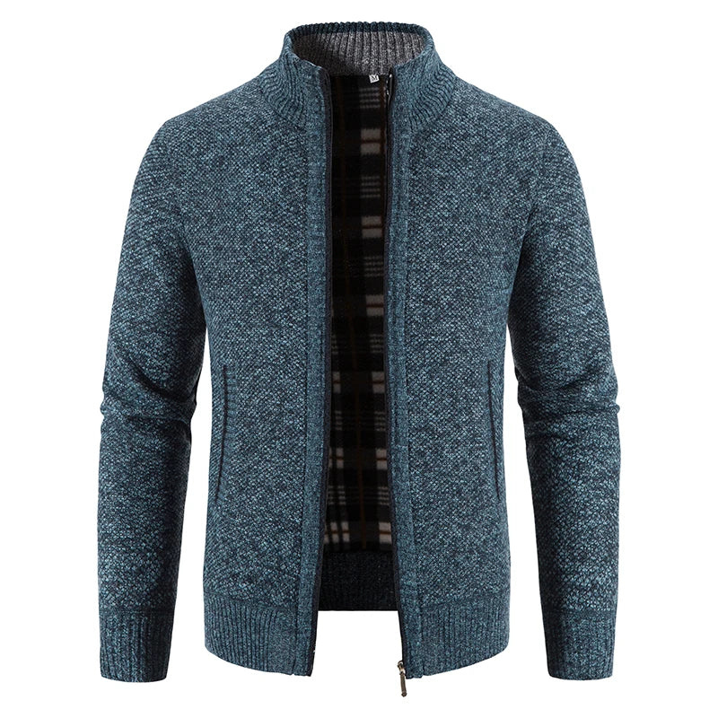 W&W Mode | Herren Strickjacke Mit Reißverschluss Trachten