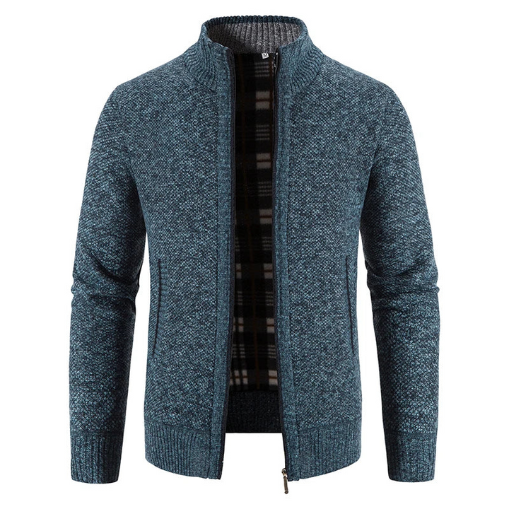W&W Mode | Herren Strickjacke Mit Reißverschluss Trachten
