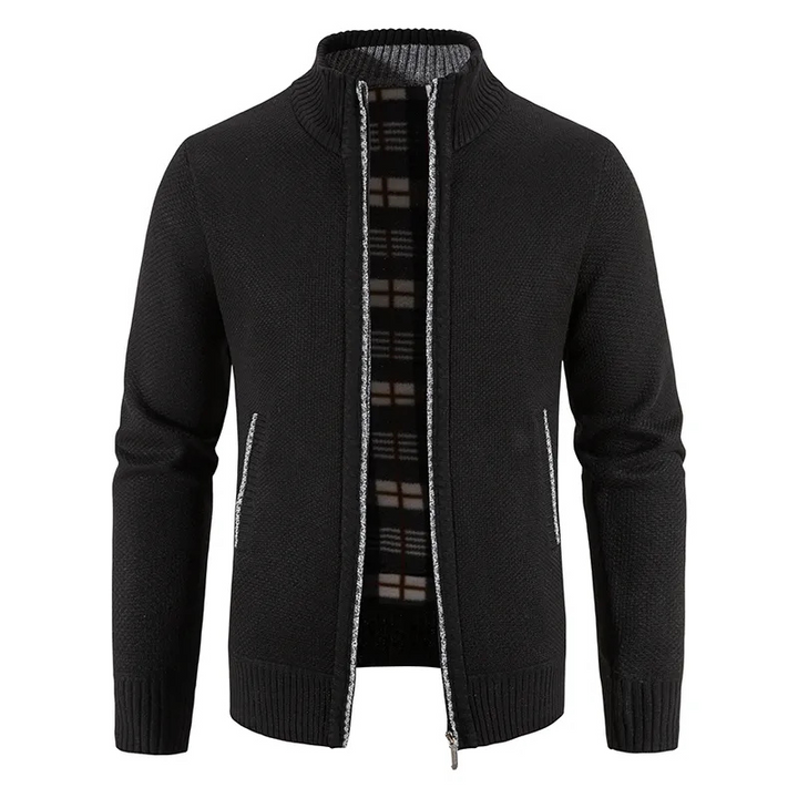 W&W Mode | Herren Strickjacke Mit Reißverschluss Trachten