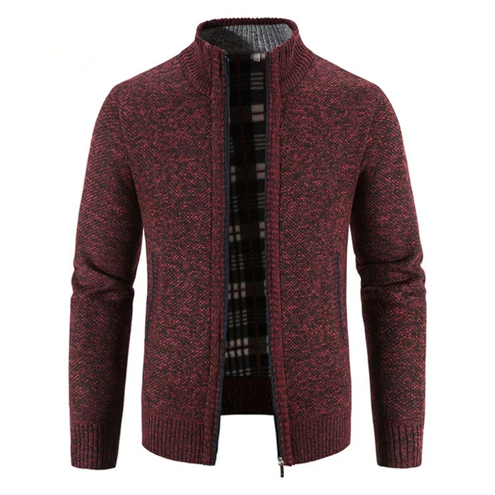 W&W Mode | Herren Strickjacke Mit Reißverschluss Trachten