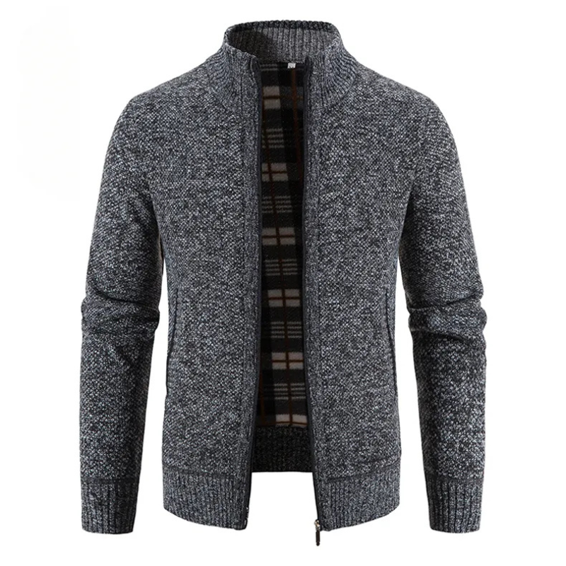 W&W Mode | Herren Strickjacke Mit Reißverschluss Trachten