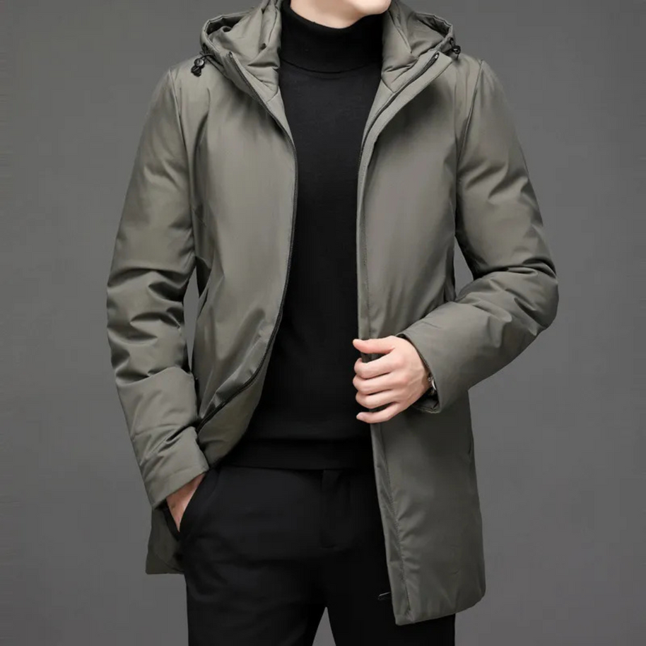 WW | Herren Leichte Windbreaker Lange Jacke