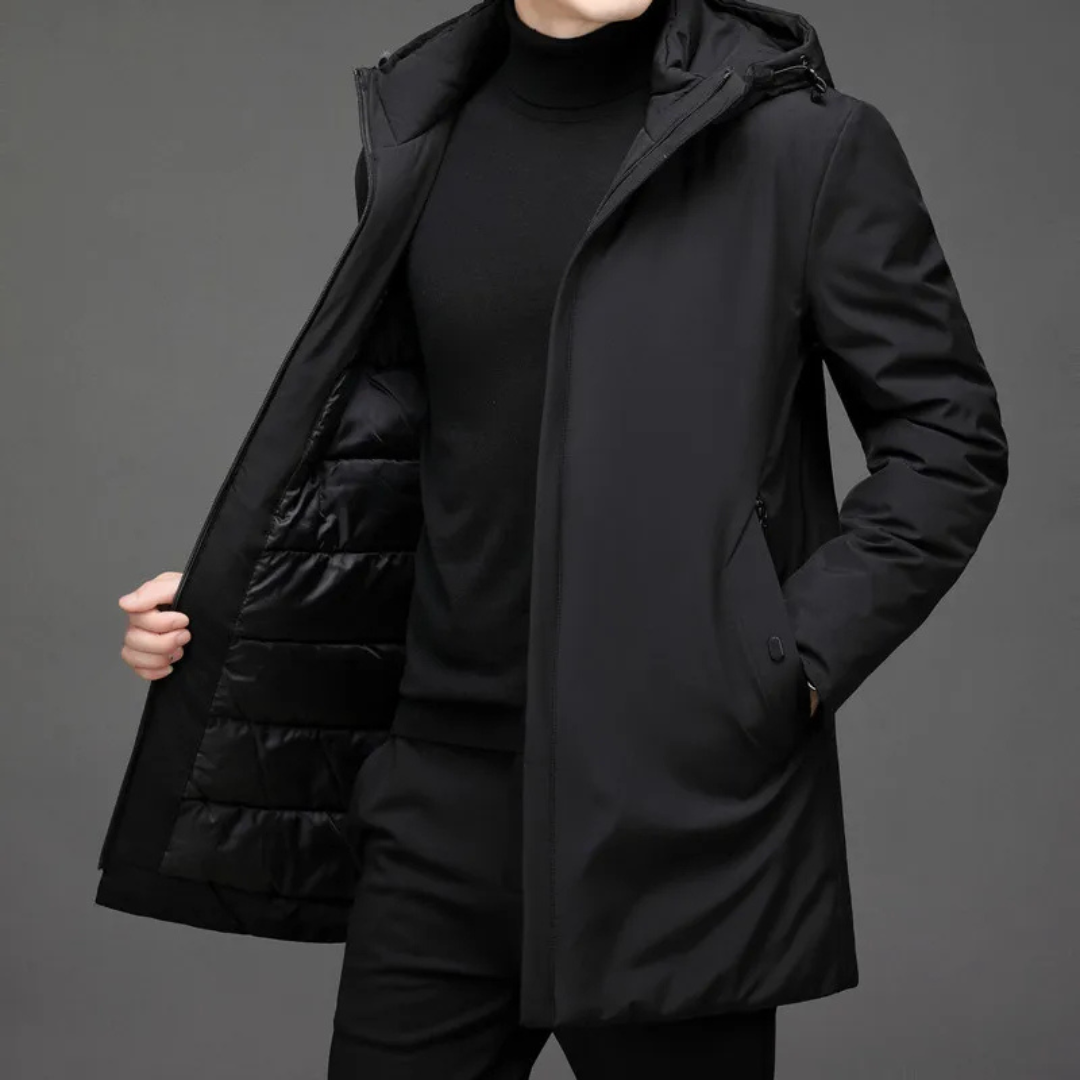 WW | Herren Leichte Windbreaker Lange Jacke