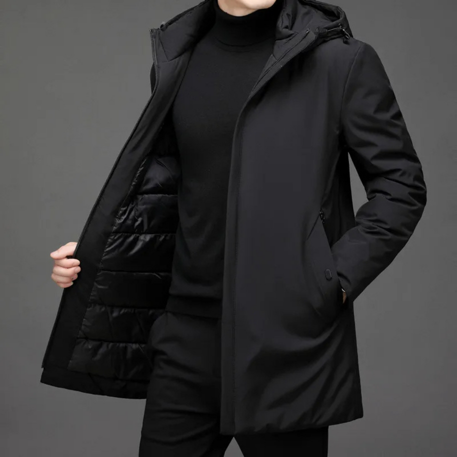 WW | Herren Leichte Windbreaker Lange Jacke