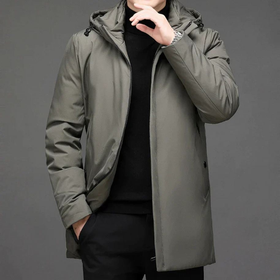 WW | Herren Leichte Windbreaker Lange Jacke
