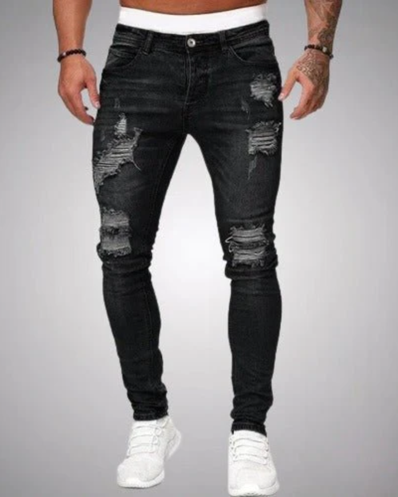 WW | Herren Skinny Jeans Zerrissen