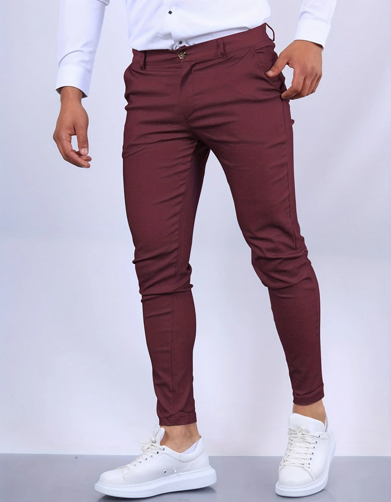 WW | Herren Slim Fit Hose Schwarz