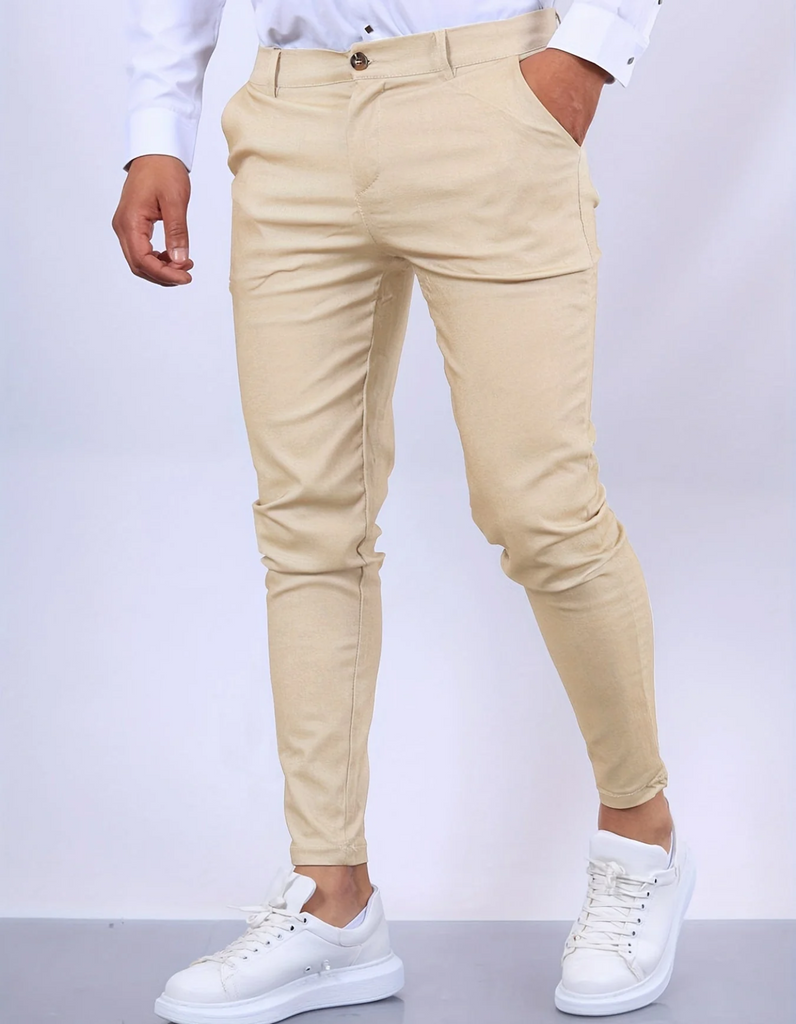WW | Herren Slim Fit Hose Schwarz