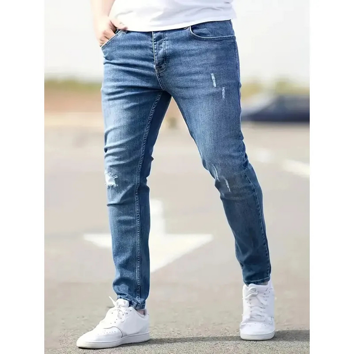 W&W Mode | Herren Slim Fit Jeans Grau