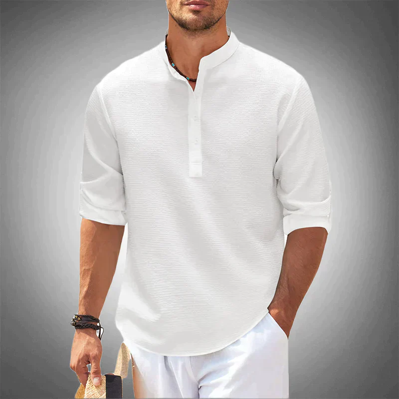WW | Herren Sommerliches Langarm Hemd