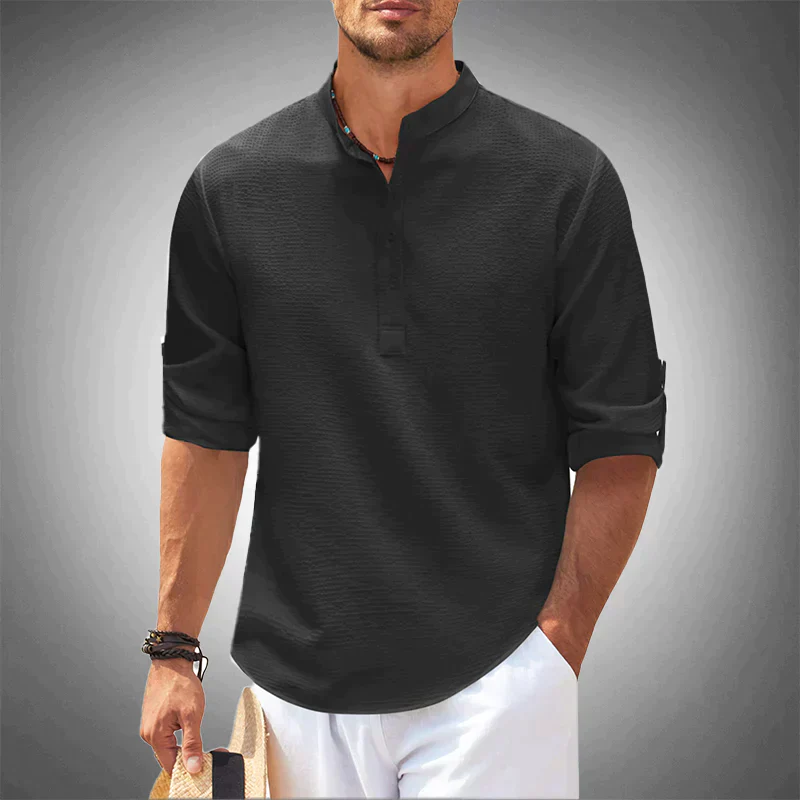 WW | Herren Sommerliches Langarm Hemd