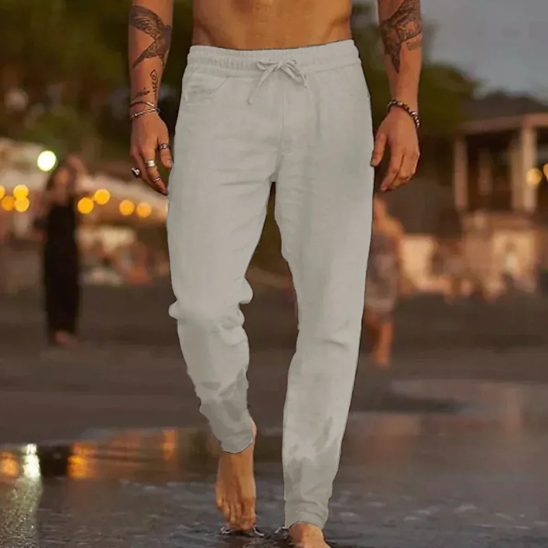 WW | Herren Sommer Hose Beige