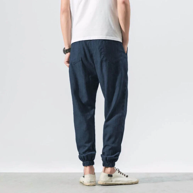W&W Mode | Herren Sommer Hose Schwarz