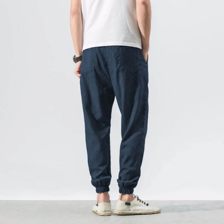 W&W Mode | Herren Sommer Hose Schwarz