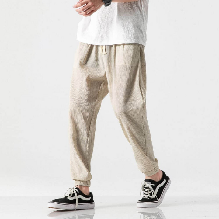 W&W Mode | Herren Sommer Hose Schwarz