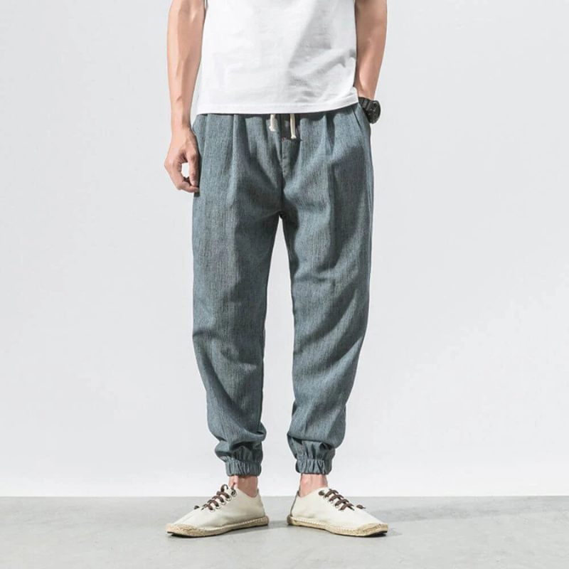 W&W Mode | Herren Sommer Hose Schwarz