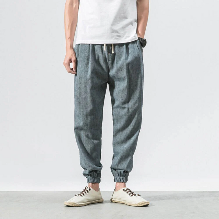 W&W Mode | Herren Sommer Hose Schwarz