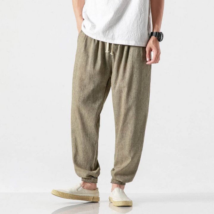 W&W Mode | Herren Sommer Hose Schwarz