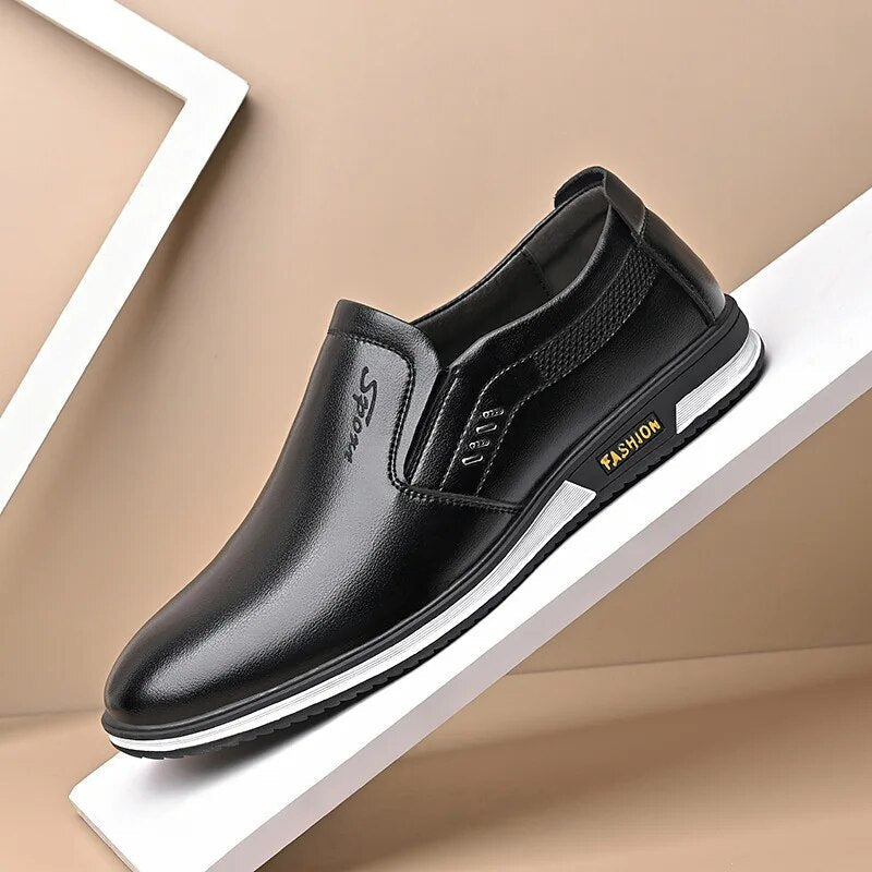 W&W Mode | Herren Sommer Loafer Schwarz