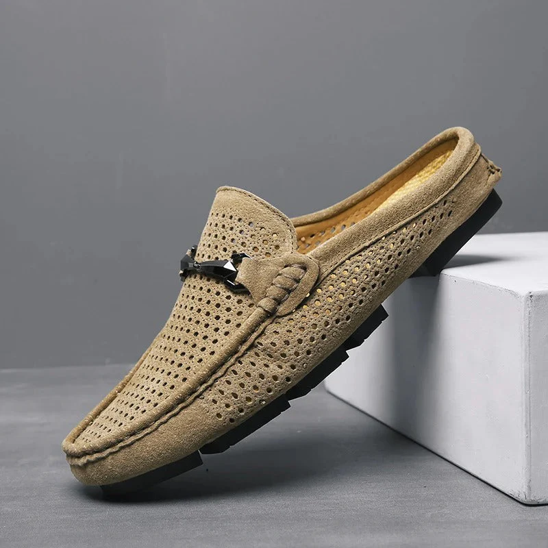 W&W Mode | Herren Sommer Mokassins Beige