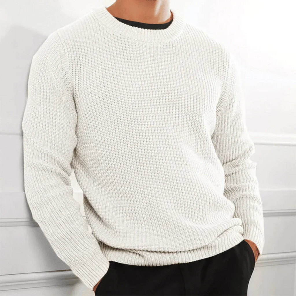 WW | Herren Strick Pullover Pullover Schwarz