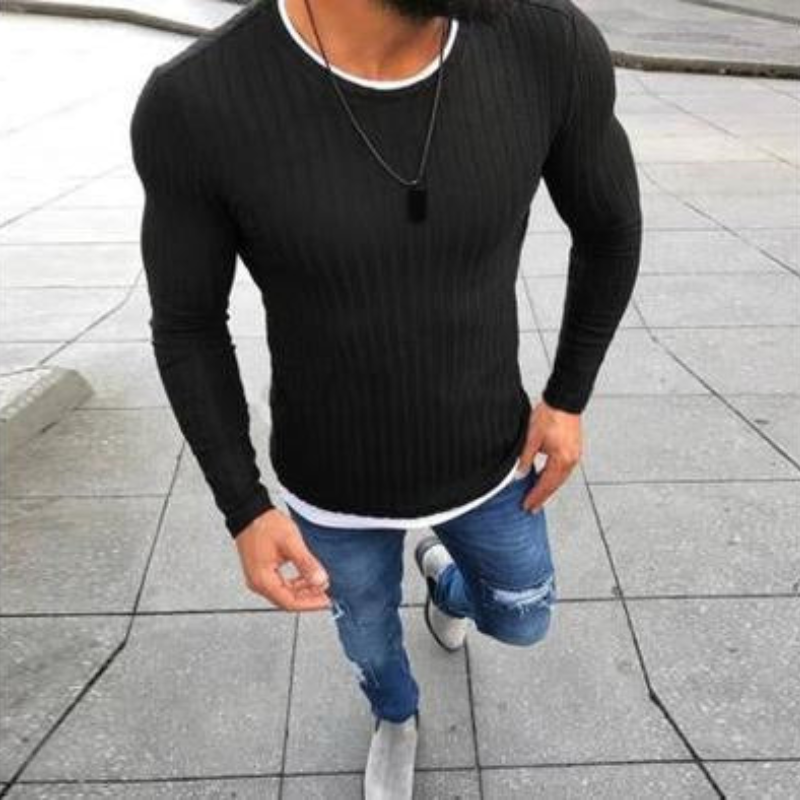 WW | Herren Strick Sweatshirt Kurz