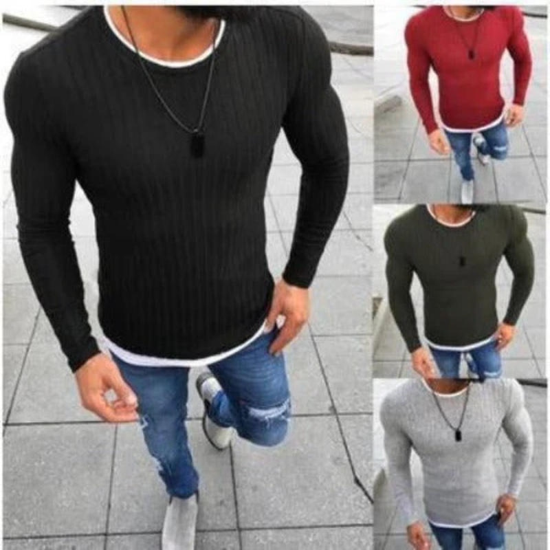 WW | Herren Strick Sweatshirt Kurz