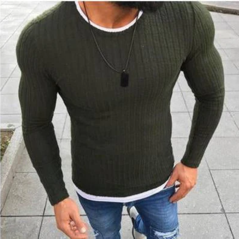 WW | Herren Strick Sweatshirt Kurz