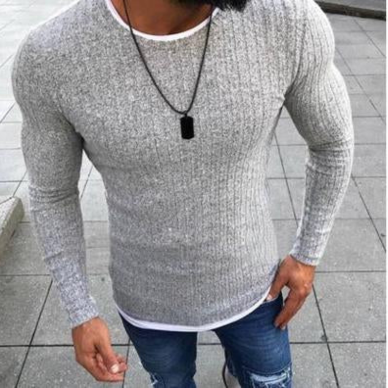 WW | Herren Strick Sweatshirt Kurz