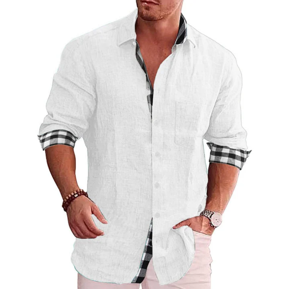 WW | Herren Langarm Hemd Button Down