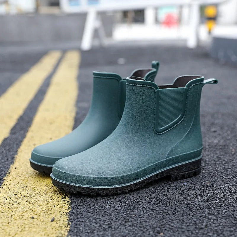 WW | Herren Wasserdicht Gummistiefel Schwarz