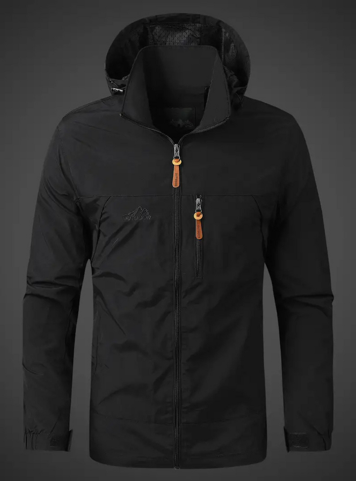 W&W Mode | Herren Wasserdicht Regenjacke Atmungsaktiv