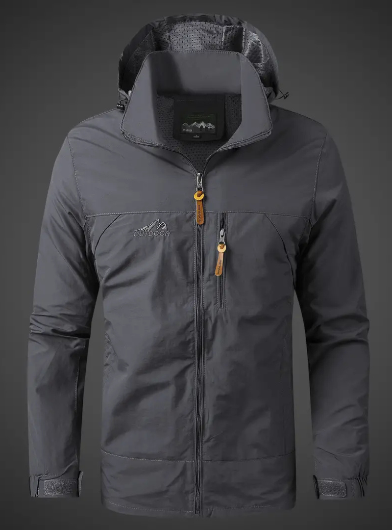 W&W Mode | Herren Wasserdicht Regenjacke Atmungsaktiv