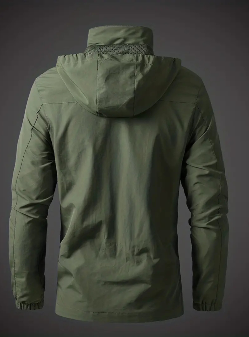 W&W Mode | Herren Wasserdicht Regenjacke Atmungsaktiv