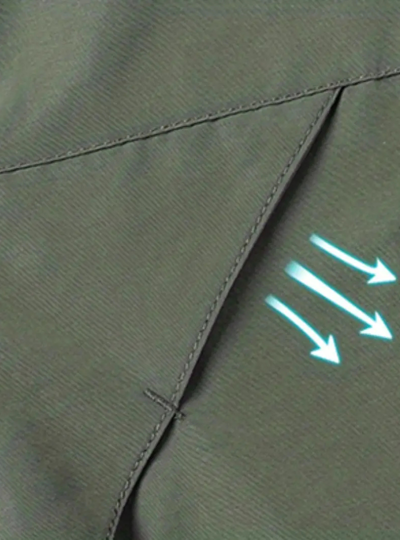 W&W Mode | Herren Wasserdicht Regenjacke Atmungsaktiv