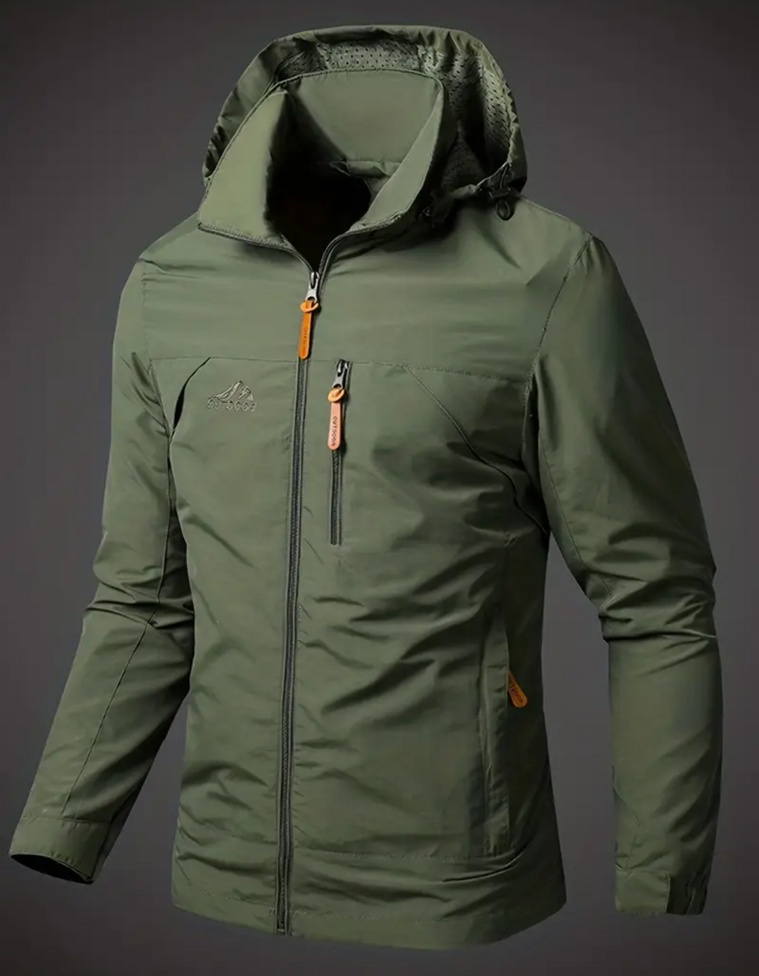 W&W Mode | Herren Wasserdichte Regenjacke Kurz
