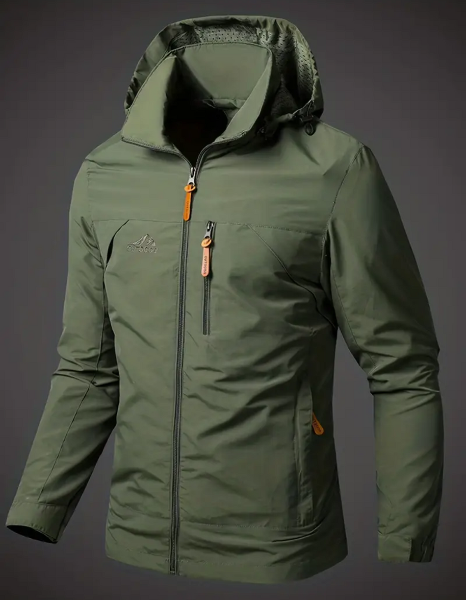 WW | Herren Wasserdichte Regenjacke Kurz