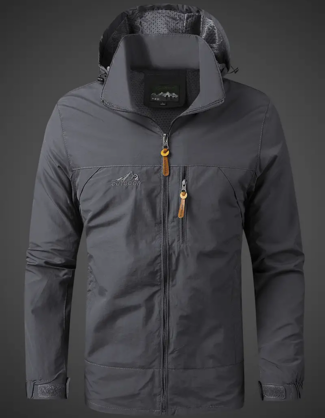 W&W Mode | Herren Wasserdichte Regenjacke Kurz