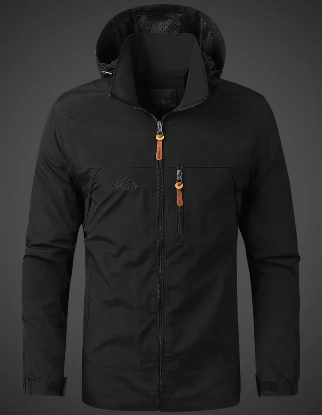 W&W Mode | Herren Wasserdichte Regenjacke Kurz