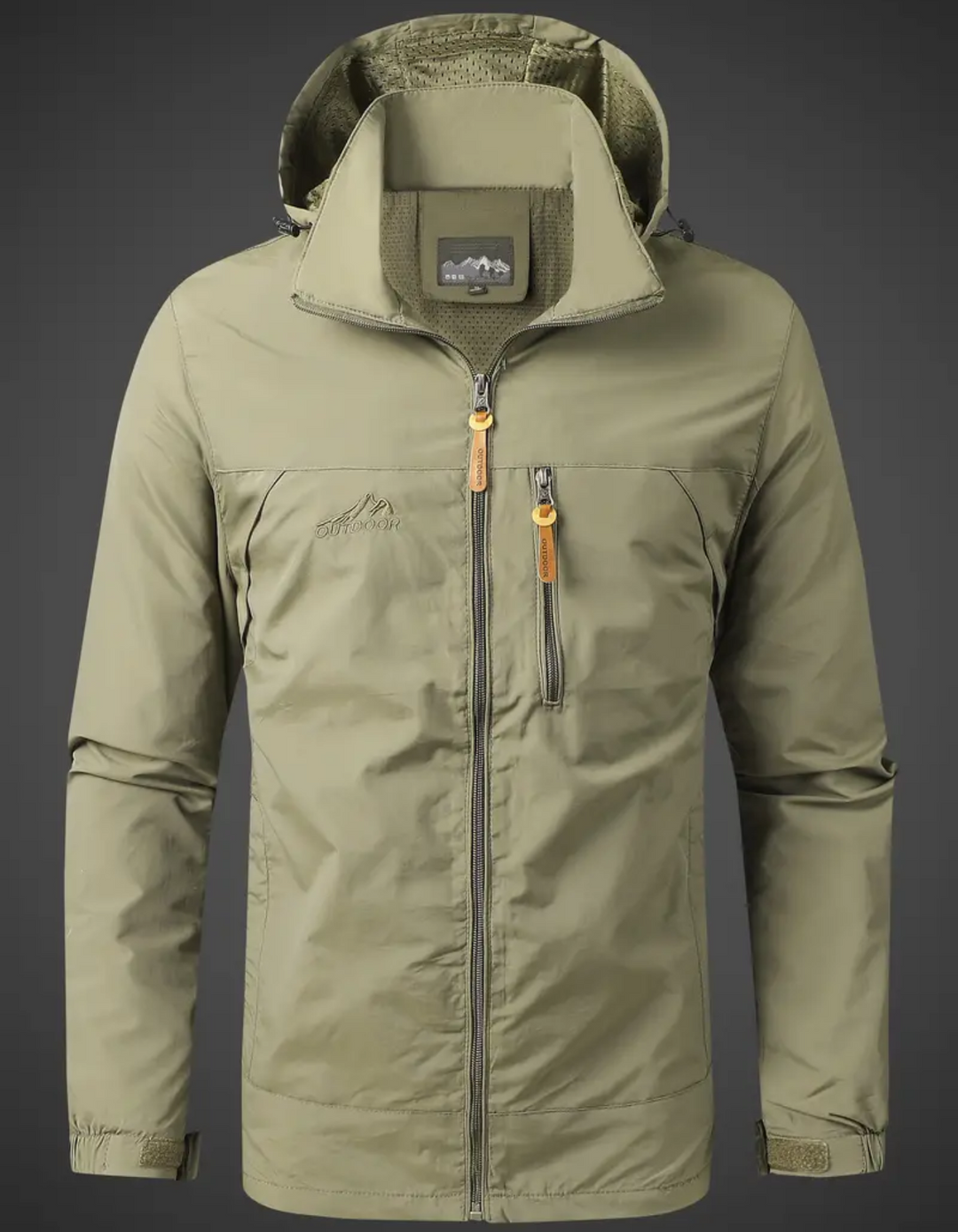 W&W Mode | Herren Wasserdichte Regenjacke Kurz