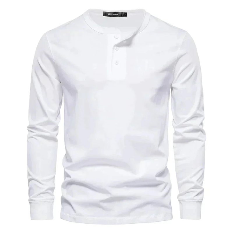 WW | Herren Langarm Sweatshirt In Weiß