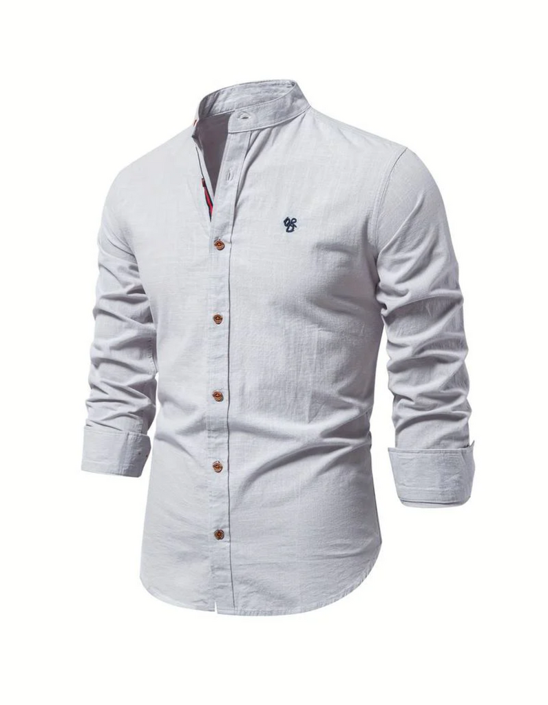 WW | Herren Slim-fit Hemd Elegant Langarm