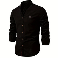 WW | Herren Slim-fit Hemd Elegant Langarm