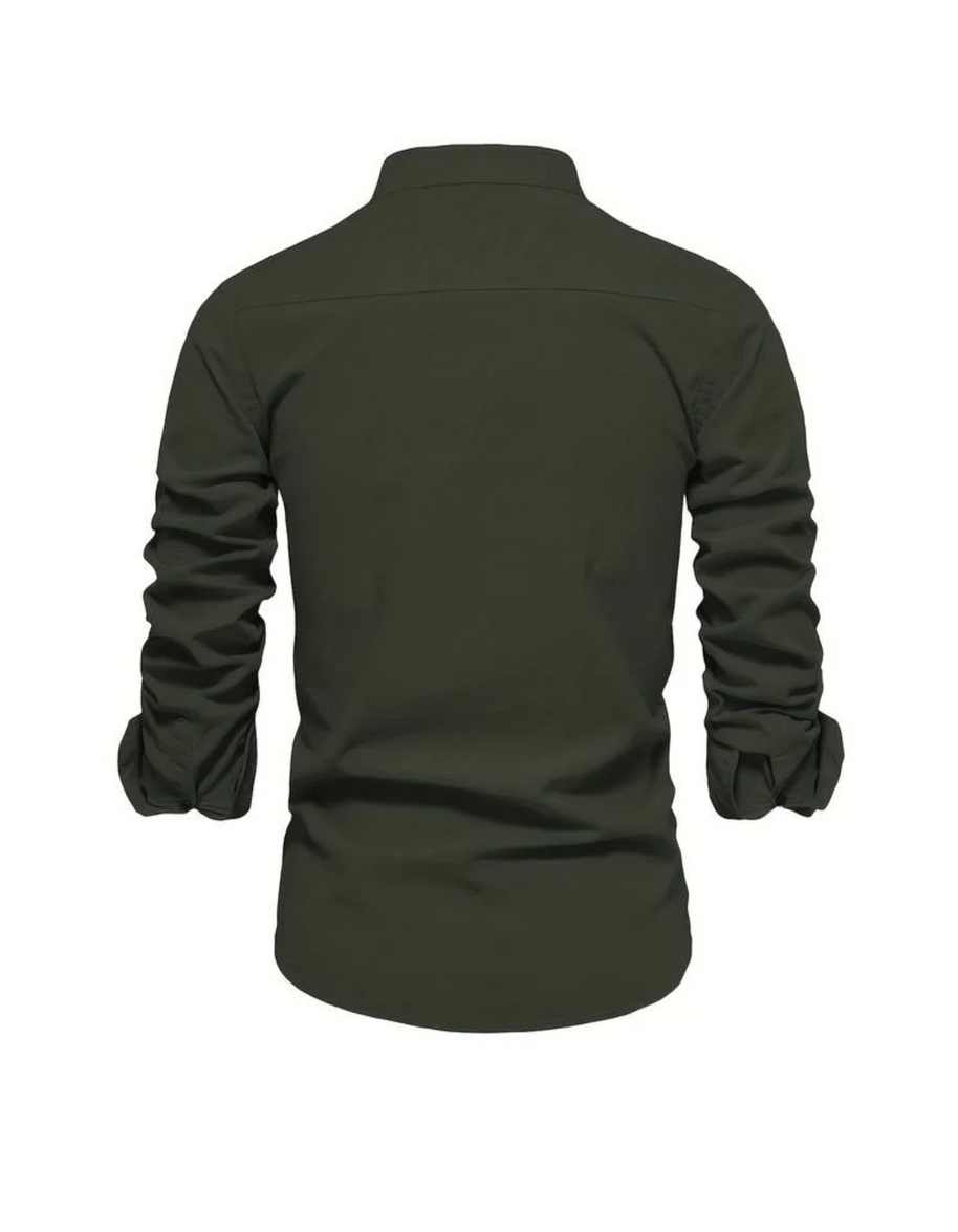 WW | Herren Slim-fit Hemd Elegant Langarm