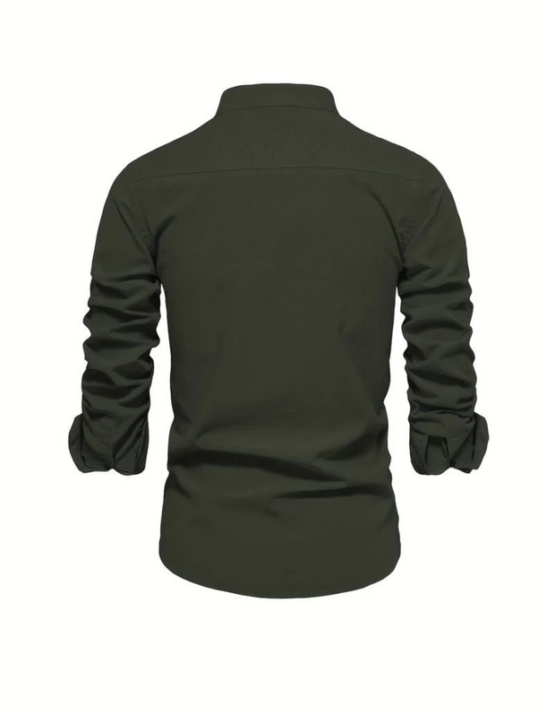 WW | Herren Slim-fit Hemd Elegant Langarm