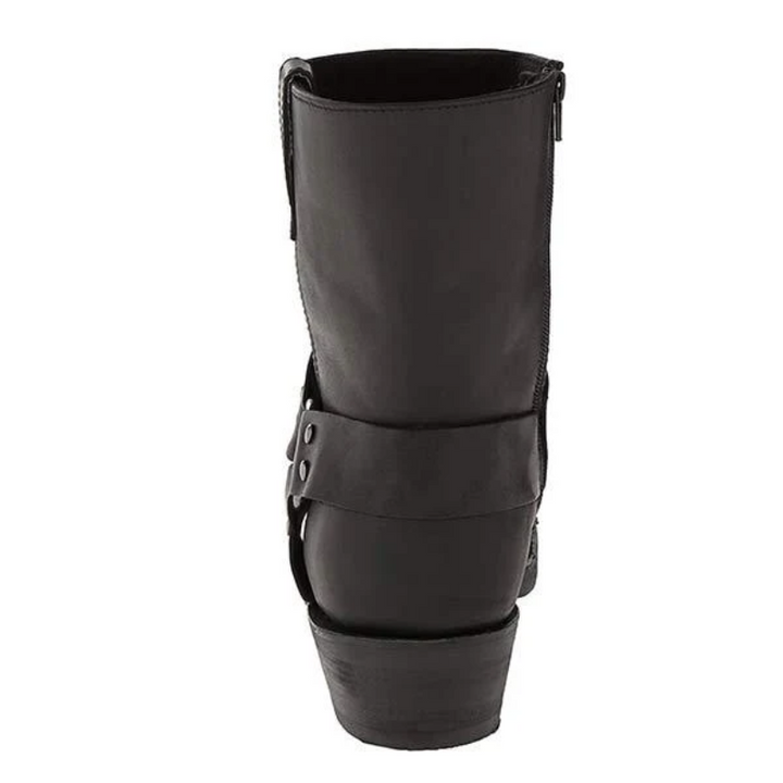 W&W Mode | Herren Schwarze Cowboystiefel Wildleder