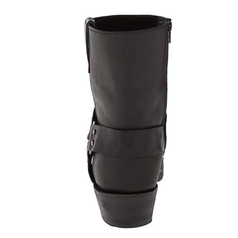 WW | Herren Schwarze Cowboystiefel Wildleder