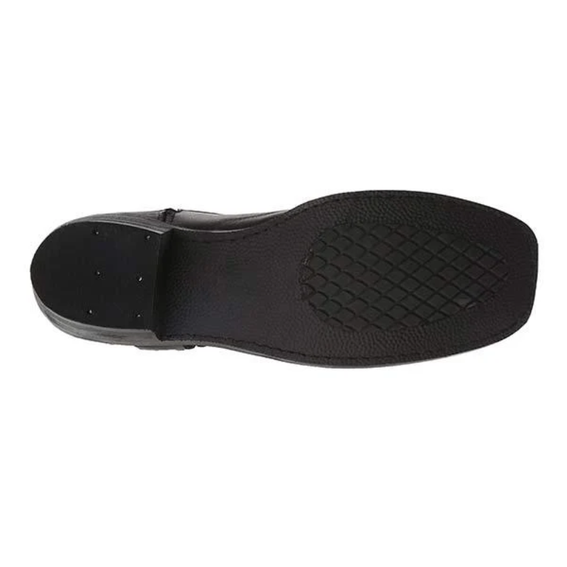 W&W Mode | Herren Schwarze Cowboystiefel Wildleder