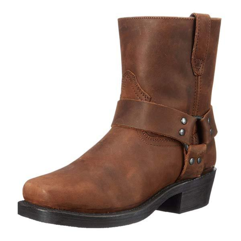 WW | Herren Schwarze Cowboystiefel Wildleder